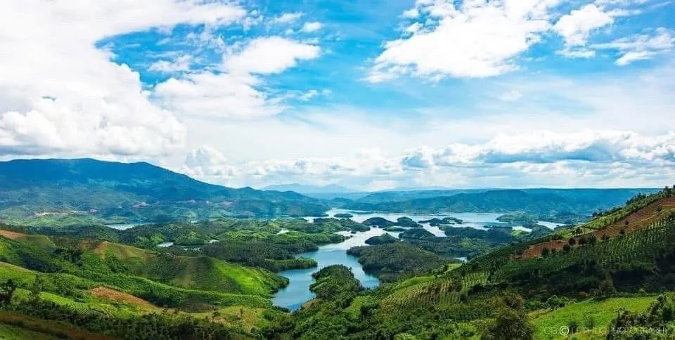 Đất biệt thự tầm nhìn hồ Tà Đùng - hơn 2.000m² - hậu đất mở rộng 46,5m - 445m² đất ở